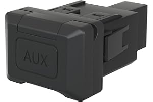 ELONN Aux Port Replacement 39112-SNA-A01, Auxiliary Input Adapter Audio Input Jack Socket Compatible for Honda Civic 06-11, CRV 09-11, Acura TL 07-08，MDX 08-09，OEM 39112SNAA01 Original Version