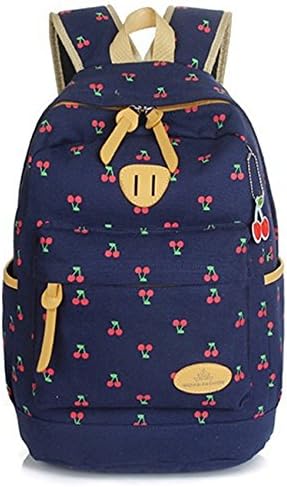Personalized Canvas Cute Double Shoulders Backpack Can Print Your Name