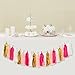 MerryNine Tissue Tassels Garlands, 30PCS Tassels, 14 Inch Long Tassels, for Wedding, Baby Shower, Event & Party Supplies Decoration (Rose/Pink/White/Gold)
