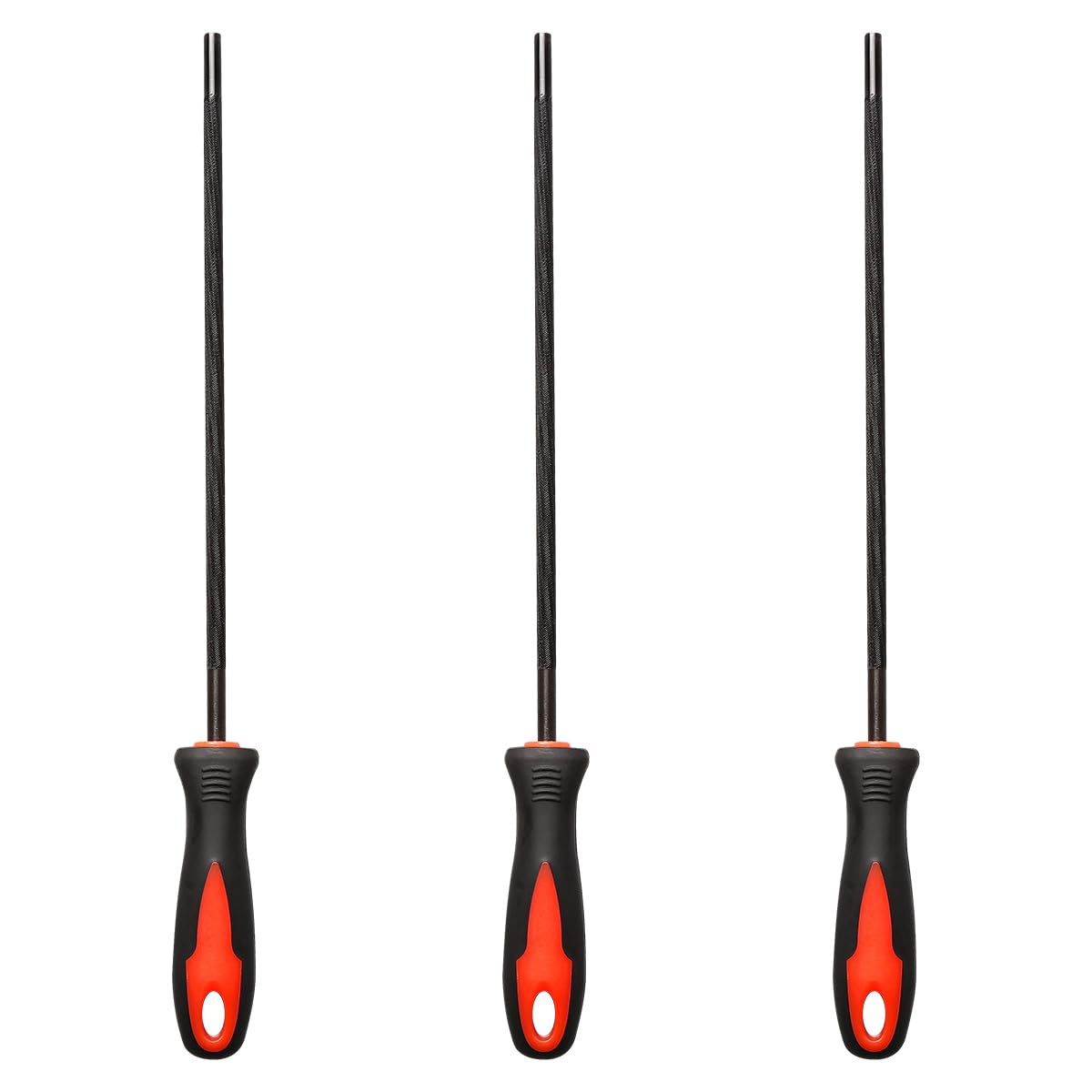 GLADFRESIT 3Pcs Chainsaw Chain Sharpening File, 5.5 mm Round Chainsaw Sharpener, High Hardness Chainsaw File for Chainsaw Chain