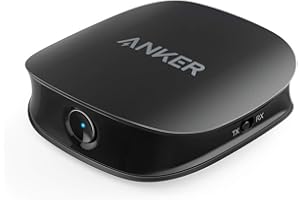 Anker Soundsync A3341 Bluetooth 2-in-1 Transmitter and Receiver, with Bluetooth 5, and AUX/RCA/Optical Connection for TV and 