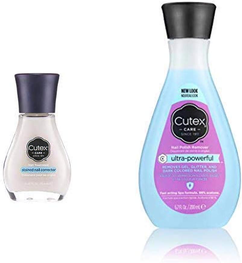 Cutex Stained Nail Corrector 15 ml with Cutex UltraPowerful Nail