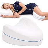 Contour Legacy Leg &amp; Knee Foam Support Pillow for Side Sleepers Soothing Relief for Back, Hips, Knees, Joints, Nerves &amp; Muscles