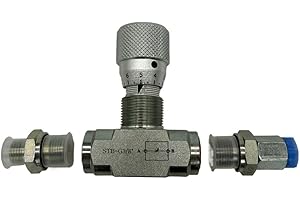 AMPSTOE STB-G3/8 W / L08 connector Flow Control bidirectional hydraulic restrictor valve for Hydraulic