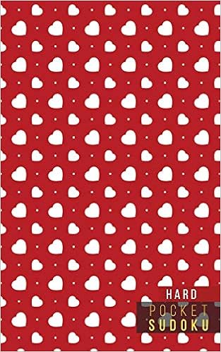 Pocket Sudoku Hard 158 Hard Sudoku Puzzles With Solutions Pocket Sudoku Puzzle Books Large Print Sudoku Puzzle Books For Adults Sudoku For Purse Briefcase Or Bag Valentine