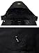Wantdo Men's Waterproof Mountain Jacket Fleece Windproof Ski Jacket US S Black S