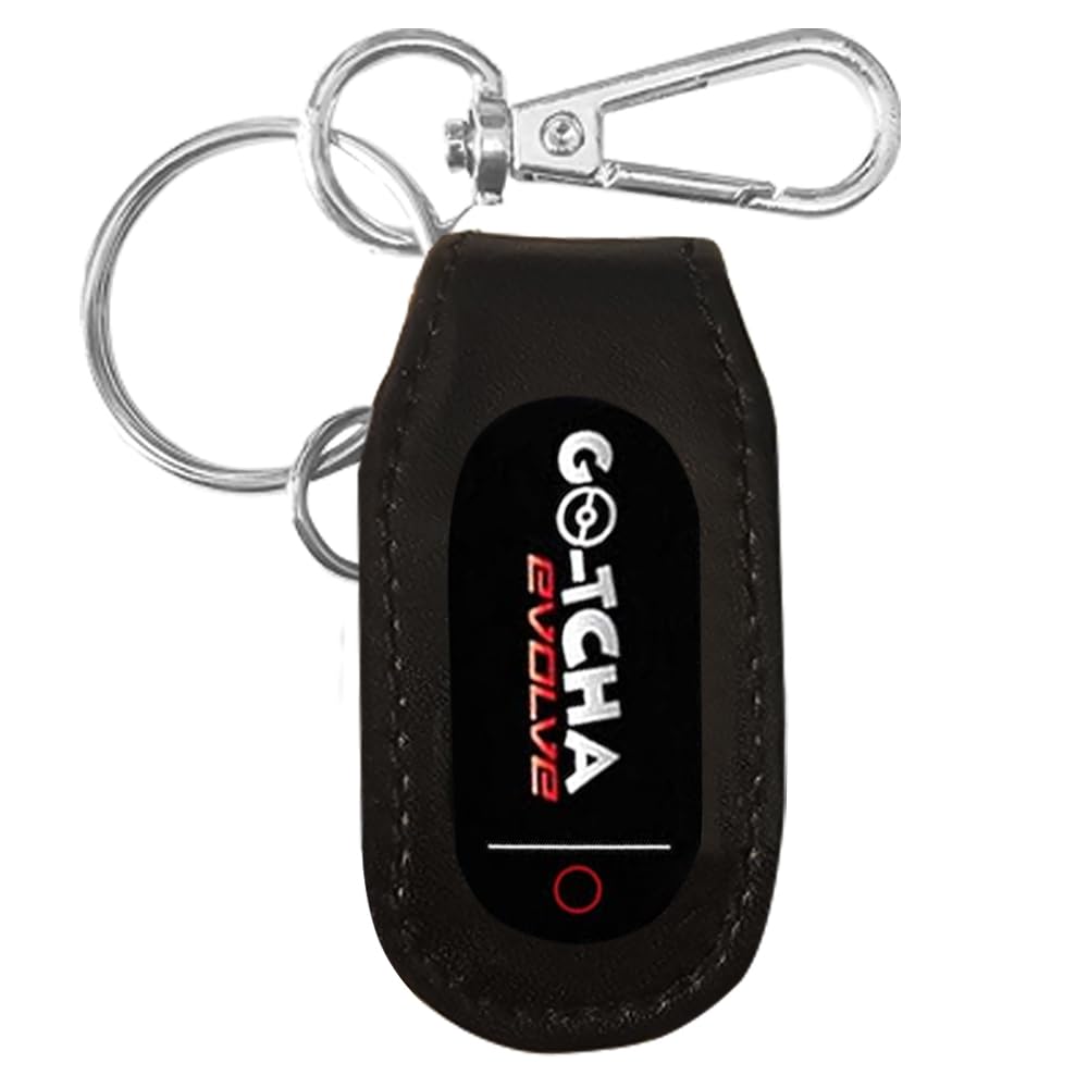 Logity Case for Gotcha Evolve, Keychain, Cover, and Accessories With Carabiner - Black