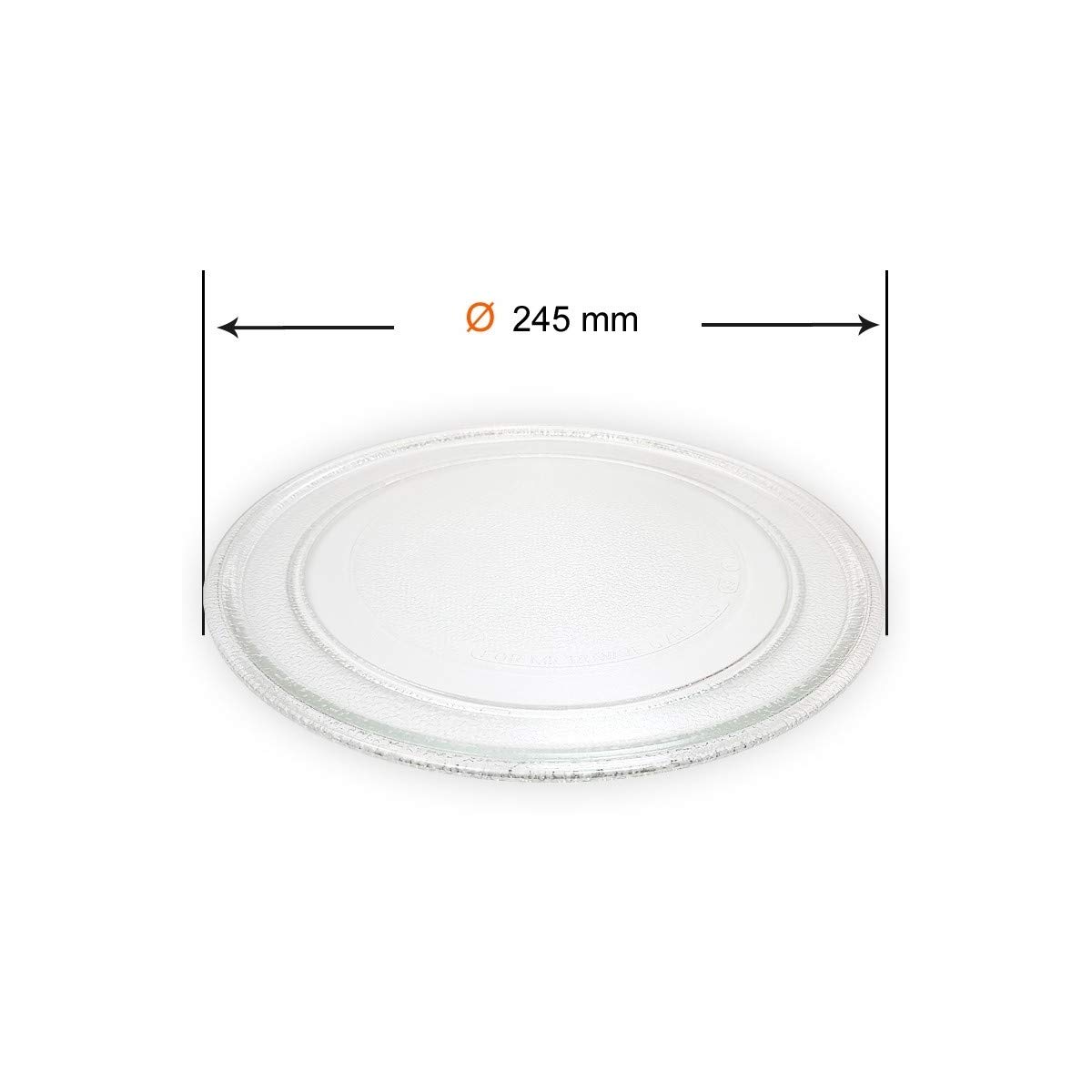 Recamania Plato Giratorio microondas. Diametro Exterior 245 mm ...