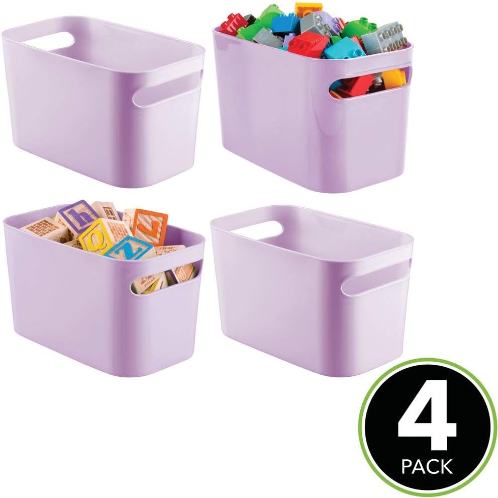 purple toy bin