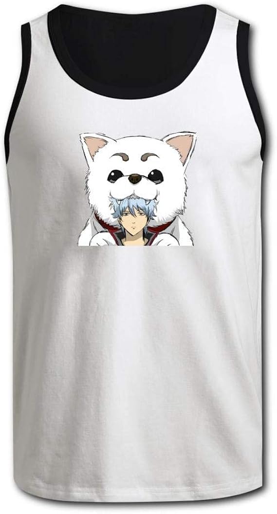 Amazon Co Jp メンズタンクトップ Tシャツ Gintama 銀魂 さだはる ランニングシャツター デザイン プリントおしゃれシンプル Tank Top 服 ファッション小物