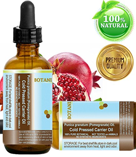 Botanical Beauty Pomegranate Oil -100% Pure, 100% Natural. For Face, Hair and Body 1 oz-30 ml