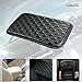 GAMPRO Luxury PU Soft Leather Car Center Console Cushion(30×20×2cm) Vehicle Seat Cushions Armrest Pillow Pad for Car Motor Auto Vehicle, Raises Your Center Console.(Black)