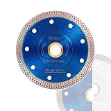 Peakit Tile Cutter Blade 4.5 Inch Porcelain Diamond Blade Ceramic Cutting Disc Wheel for Angle Grinder, Reversible Color