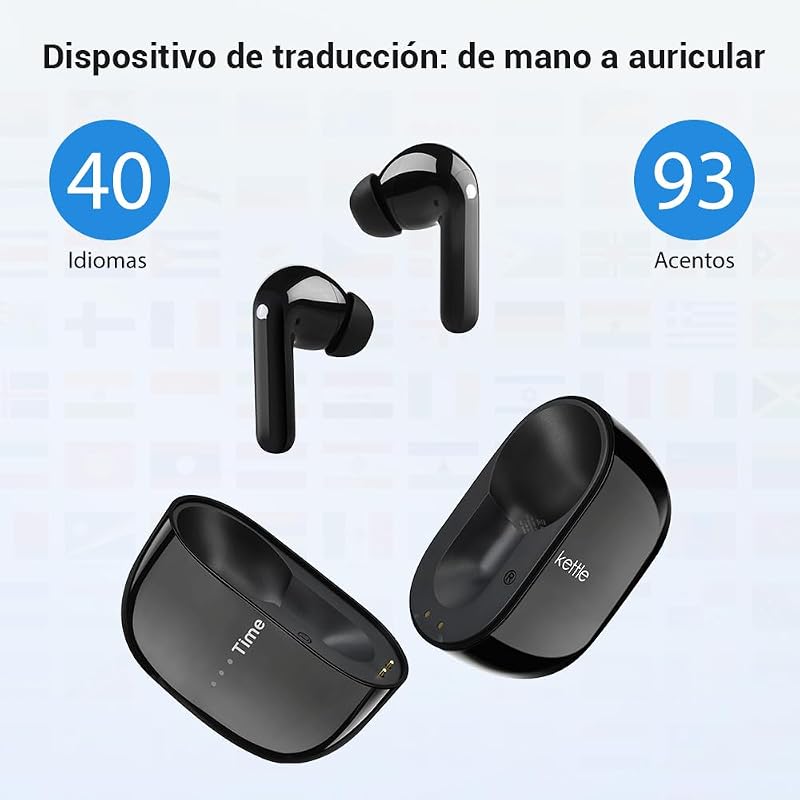 M3 Tradutor de Voz Instantâneo, Aplicação para 40 Línguas e 93 Dialetos, Tradutor de Línguas Explore a Vida de Expatriado com Liberdade, Compatível com iOS e Android