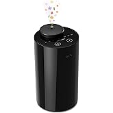 Airversa AN6 Waterless Diffuser for Essential Oil for Home, Room, Black | Up to 600 sq ft, Battery Operated, 20mL, Timers &amp; Mist Levels, Car Diffuser, for Office, Bathroom, Cold Air, Portable