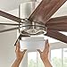 Home Decorators Collection 60 in. Zolman Pike LED DC Brushed Nickel Ceiling Fan with Remote