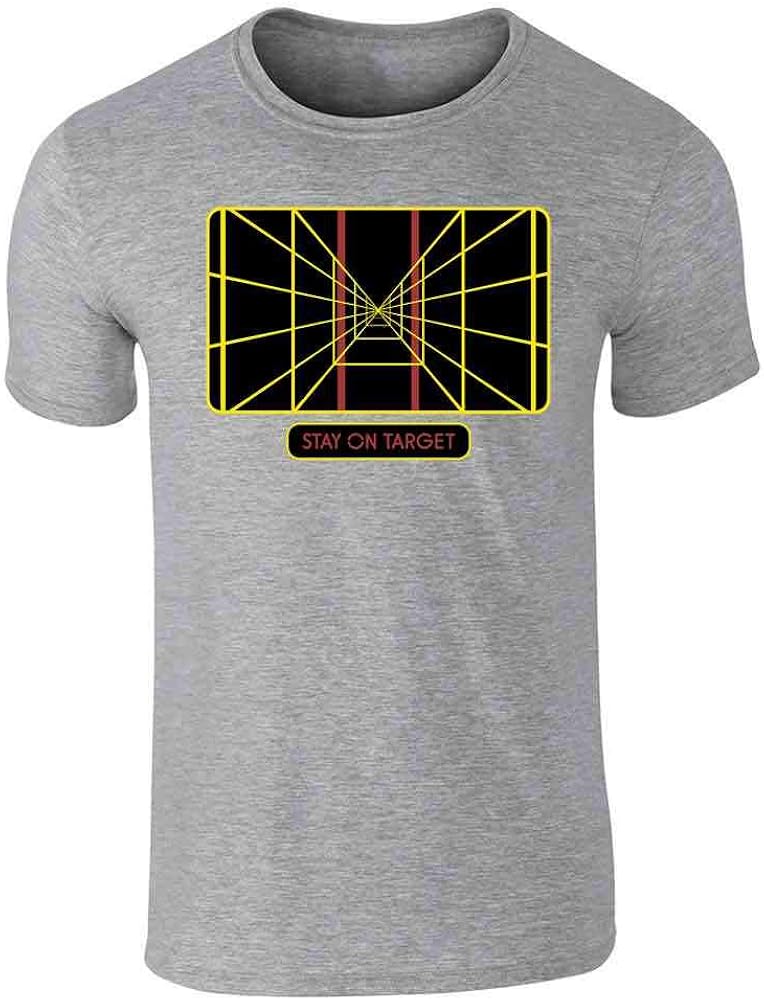 Stay On Target Targeting Computer SciFi Graphic Tee T-Shirt for Men