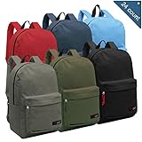 Wholesale Backpacks for Kids - Bulk Case of 24 MGgear Assorted Color Book Bags