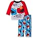 Sesame Street Boys' 2-Piece Pajama Set, Red, 24 Months