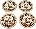 Manual Grand Lodge Wildlife Autumn Deer Buck Doe Mini Plates - Set of 4