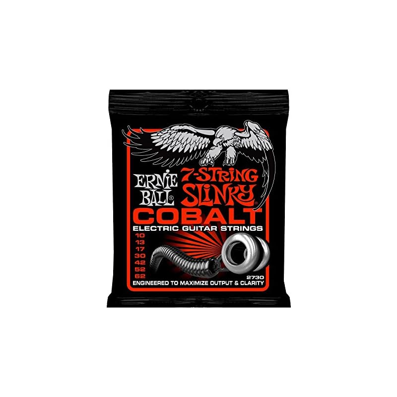 Ernie Ball Cobalt 7String Skinny Top Heavy Bottom Slinky Set, .010 .062 2024 reviews Whydis