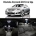 Partsam LED Interior Package Light Kits Compatible with Accord 2013 2014 2015 2016 (6 Pieces/White)