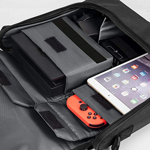 Everywhere Messenger Bag for Nintendo Switch, Libier Portable Storage
