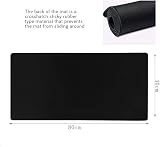 HIHUHEN Gaming Mouse Pad 800x400x3mm XXL Non-Slip Rubber Base Black view 2