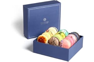 Kayla's Cake Premium French Macarons Cookies Gift Baskets Gourmet Chocolate Box Desserts Birthday Snack Care Packages College Students Mothers Day Thank You Macaroon Mom Women her Men Signature 12