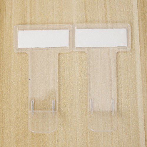WSERE 5 Pieces Transparent Car Parking Ticket Holder Clip Car Windshield Windscreen Tickets Holder with Adhesive Tape - Thumbnail 6
