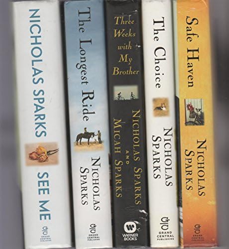 Set Of 5 Books - See Me - The Longest Ride - The Weeks With My Brother - Safe Haven - The Choice.