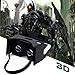 Google Cardboard,GANA 3D VR Headset Virtual Reality DIY Glasses Box with Big Clear 3D Optical Lens and Comfortable Head Strap Sucker Forehead Pad Nose Pad for All 3.5-6 Inch Smartphones