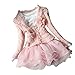 Weixinbuy Kids Girls 2 Piece Cute Cat TuTu Dress