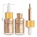 DE'LANCI Glow Liquid Highlighter Contouring, Brighten Shimmer 3D Highlighters Ultra-concentrated Illuminating Bronzing Drops - 4 Colors Available,0.49oz #02