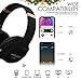 Bluetooth Headphones, Noise Cancelling Wireless Over Ear Headsets with Microphone Foldable Design 25H Playtime Comfortable Soft Ear Pads for Travel Work TV Phonethumb 2
