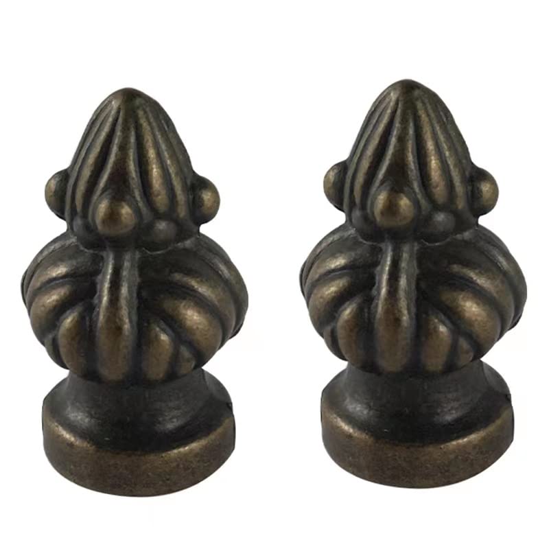 Photo 1 of WOYTTSYSM 2 Packs Lamp Finial Cap Knob Lamp Decoration for Lamp Shade?1-3/8 Inch Antique Bronze Cap Knob Lamp Shade Finial Decoration Accessories(Small Size)