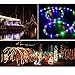 SEMILITS Solar Outdoor String Lights 100LED 33Ft Copper Fairy String Lights Waterproof LED Rope Lights for Patio Easter Christmas Party