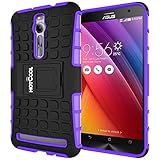 ASUS ZenFone 2 ZE550ML/ZE551ML Case - HOTCOOL Heavy Duty Rugged Dual Layer Armor with Kickstand Cover Case For ASUS Zenfone 2 ZE550ML/ZE551ML(Will Not Fit ZE500CL Model), Purple