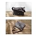 Kemy's Waxed Canvas Messenger Bag Mens Womens Canvas Crossbody Satchel Bags for Women Foldover Over the Shoulder Bag Vintage Leather Genuine Waterproof Large Gray Easter Gift