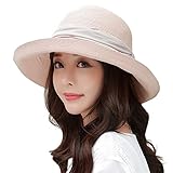 Siggi Womens UPF50 Packable Summer Sun Hat Wide Brim Flipped Up/Down 56-59CM