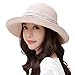 Siggi Womens UPF50 Packable Summer Sun Hat Wide Brim Flipped Up/Down 56-59CM