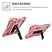 Acer Iconia Tab 10 A3-A30 case, COOPER TROOPER 2K Shoulder Strap Rugged Heavy Duty Tough Protective Drop Shock Proof Rubber Silicon Carry Kids Toy Work Holder Cover Bag, Stand (Pink)
