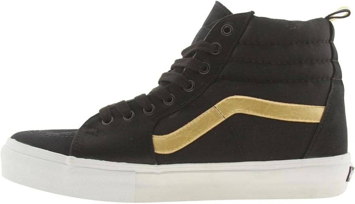 black and gold vans