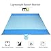 Lightweight Picnic Blanket - 7' x 7' Compact Waterproof and Sand Proof Strong Ripstop Parachute Nylon Foldable Beach Blanket Perfect for Indoor Outdoor - MIU COLOR