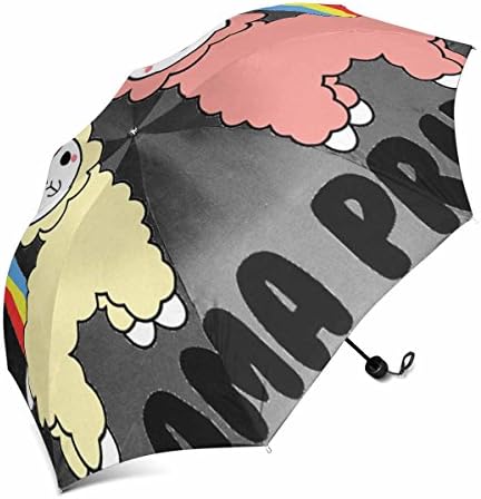 Honxjsnz Folding Umbrella Windproof Sturdy and Portable，37.4 inch x 11.42 inch
