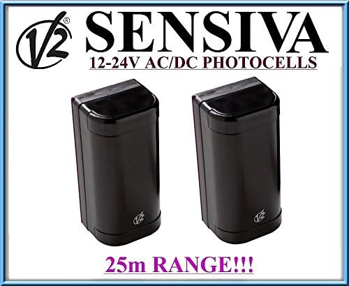 V2 SENSIVA photocells, adjustable wall-mounted external Safety Sensors 12-24V. Range 25m!!!
