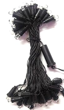 Indian LED Lights, Multicolor LED Lamp Decoration Lights, 36 feet, 12mm LED, Set of 1, Made in India,Decoration Lighting for Diwali Christmas Navratri Decorative