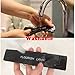 Fixate Gel Pads Flourish Lama Sticky Gel Pad Nano Rubber Powerful Strong Amazing Anti-Slip Sticker for Mobile Phone Holder Washable Reusable Sailor Sticker (Black)