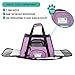 PetAmi Premium Airline Approved Soft-Sided Pet Travel Carrier | Ventilated, Comfortable Design with Safety Features | Ideal for Small to Medium Sized Cats, Dogs, and Pets (Small, Heather Purple)