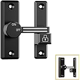 Buy ETEKJOY Heavy-Duty Flip Latch Lock 90/180 Degree Sliding/Swinging - View #12